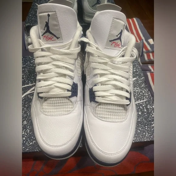 midnight navy jordan 4’s - Picture 7 of 7